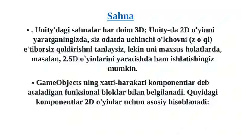 2D o'yin yaratish 4