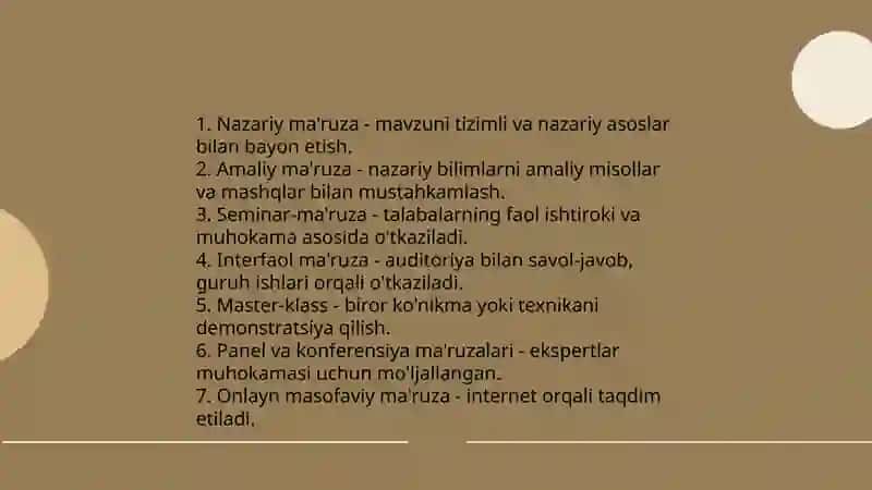 Maruza xaqida malumot 4