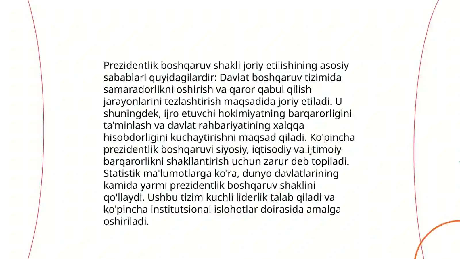 O‘zbekiston Respublikasida Prezidentlik institutining joriy etilishi 4
