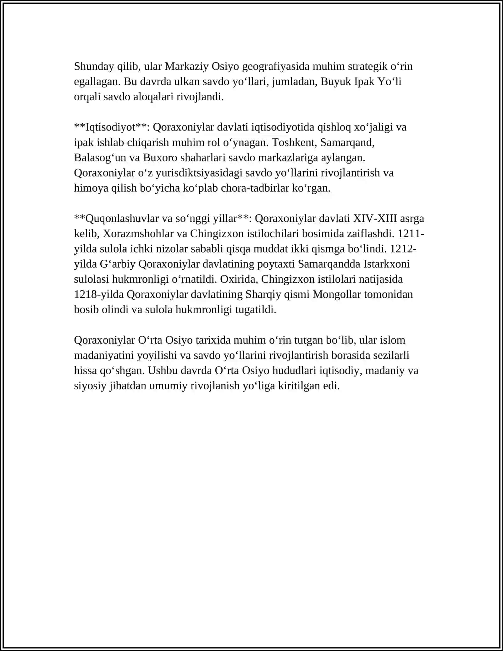 Qoraxoniylar va Uyg'ur Idukti Davlati 4