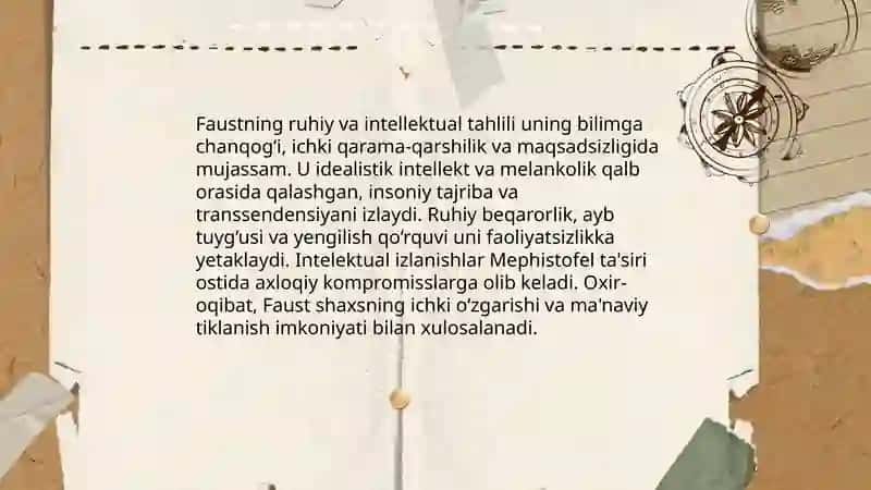 Gyote “Faust “asari tahlili 4