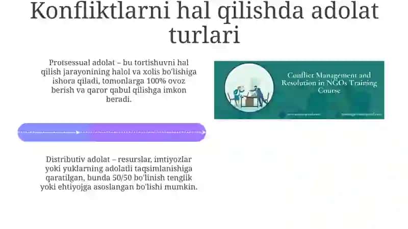 Ziddiyatlar yechimida adolatparvarlik mezonlari 4