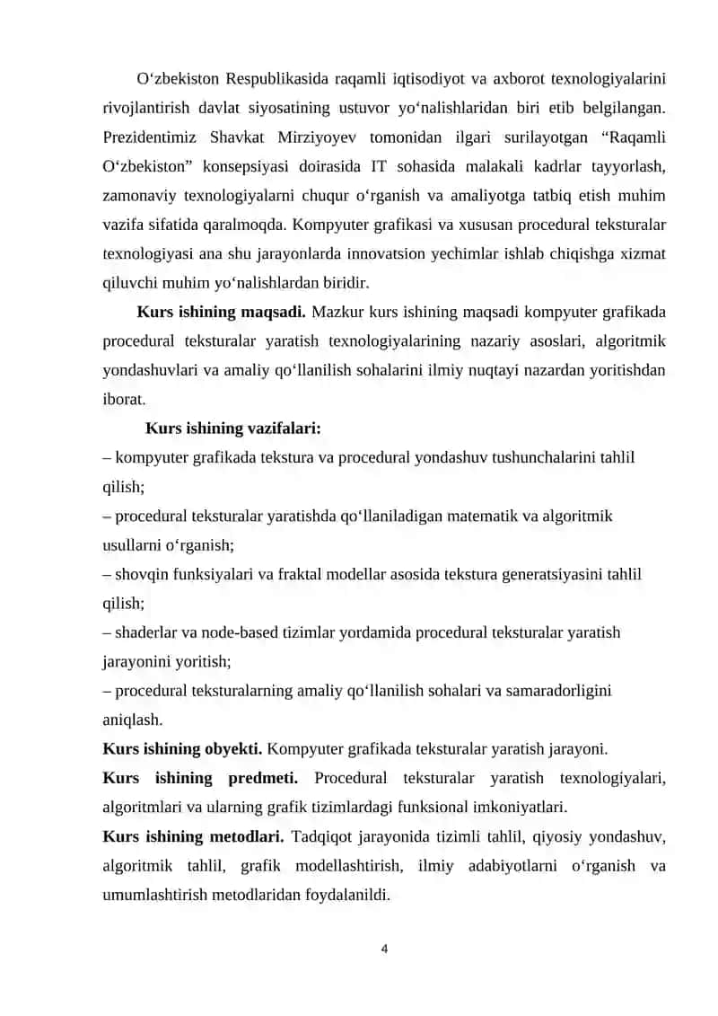 Kompyuter grafikada procedural teksturalar yaratish texnologiyalari 4