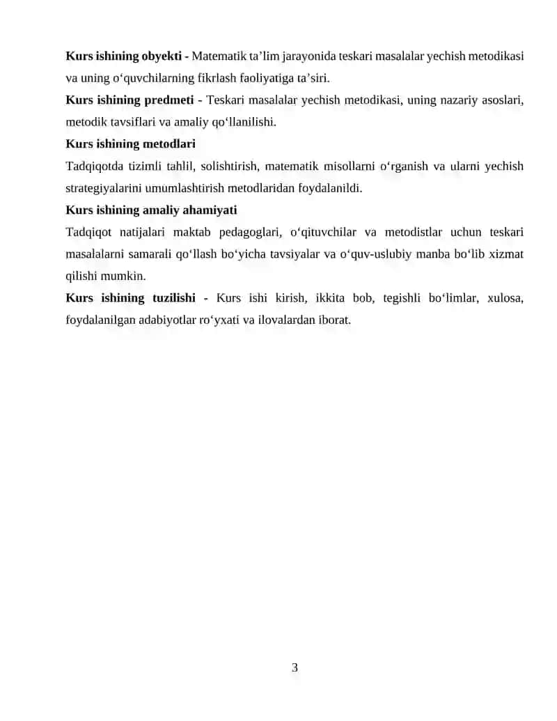 Teskari masalalar yechish metodikasi 4