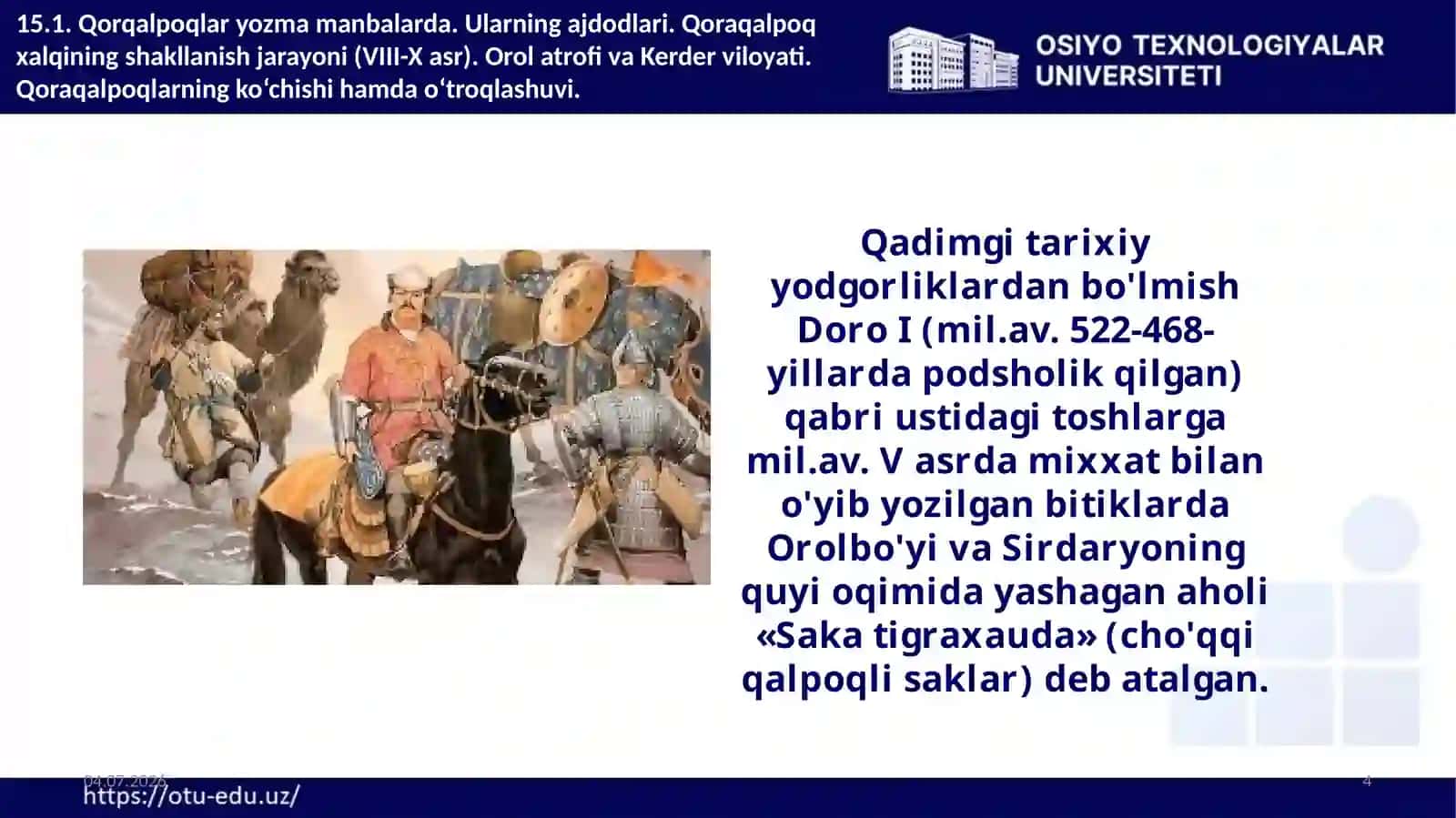 XVI-XIX ASRLARDA QORAQALPOQLAR 4