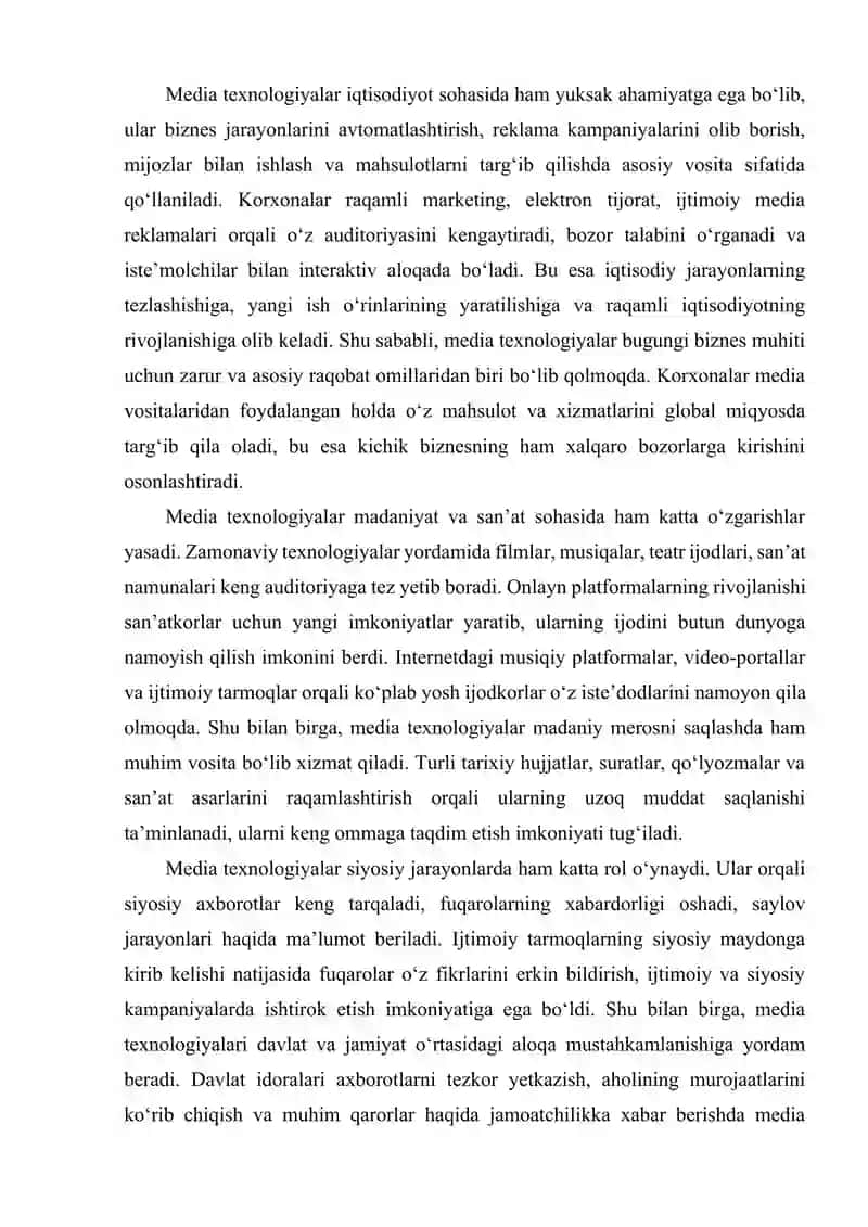 Media texnologiyalar kundalik hayotda 4