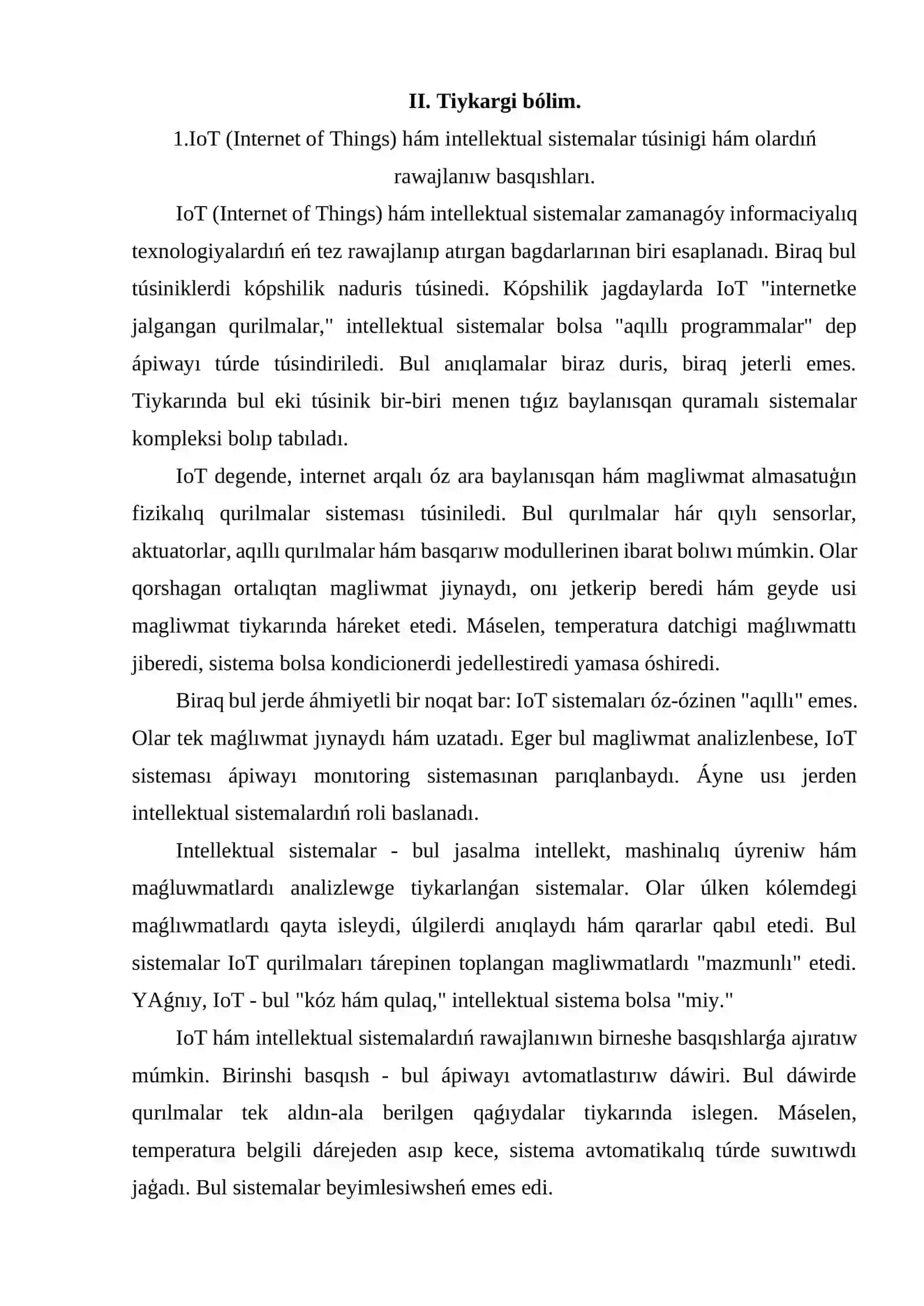 IoT (Internet of Things) hám intellektual sistemalar 4