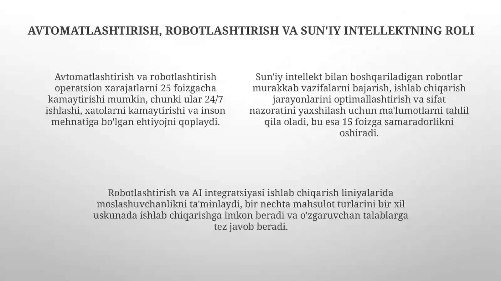 Ishlabchiqarishtexnologiyasidakeskino'zgarishlar 4
