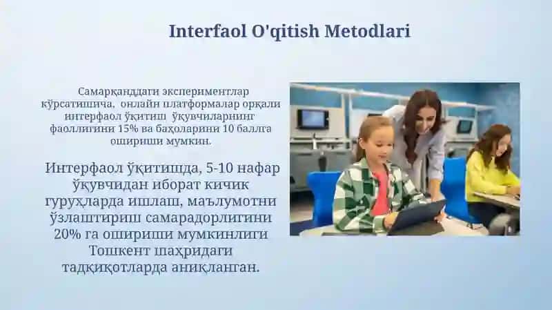 Texnologiya ta’limini o‘qitish metodlari 4