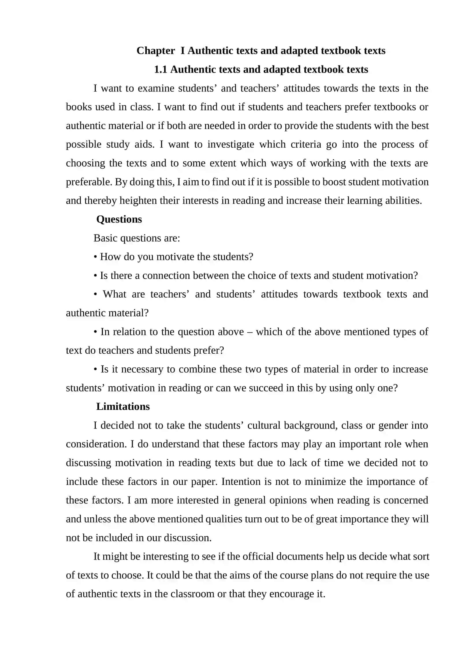 Students' attitudes towards authentic and non-authentic material in the ESP classroom 4