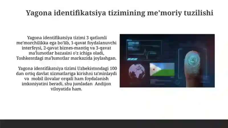 Yagona Identifikatsiya tizimi 4