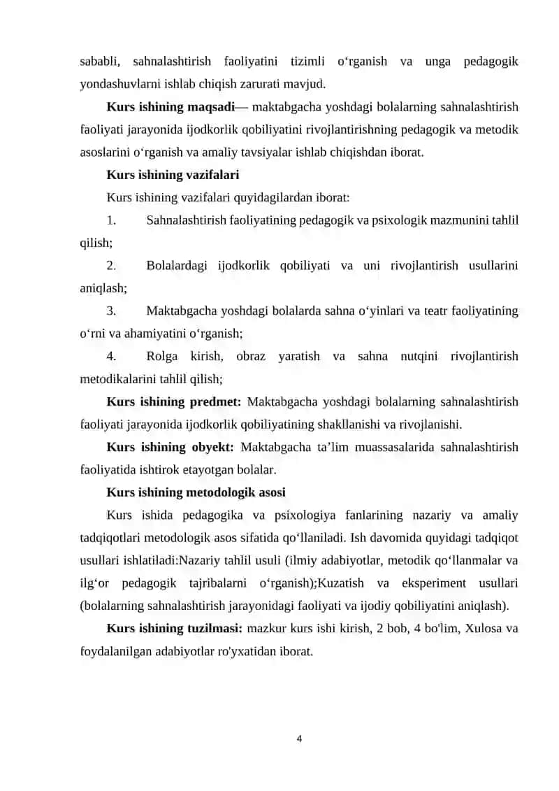 Sahnalashtirish faolyati jarayonida bolalardagi ijodkorlik qobilyati 4
