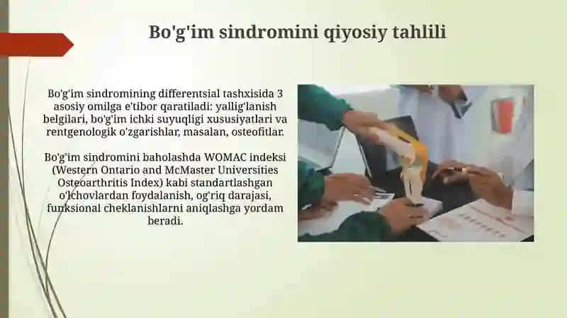 Bo'g'im kasalliklari zamonaviy tekshirish usullari 4