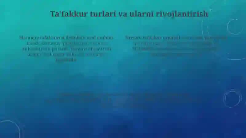 Tafakkurni rivojlantiruvchi psixologik mashg‘ulotlar 4