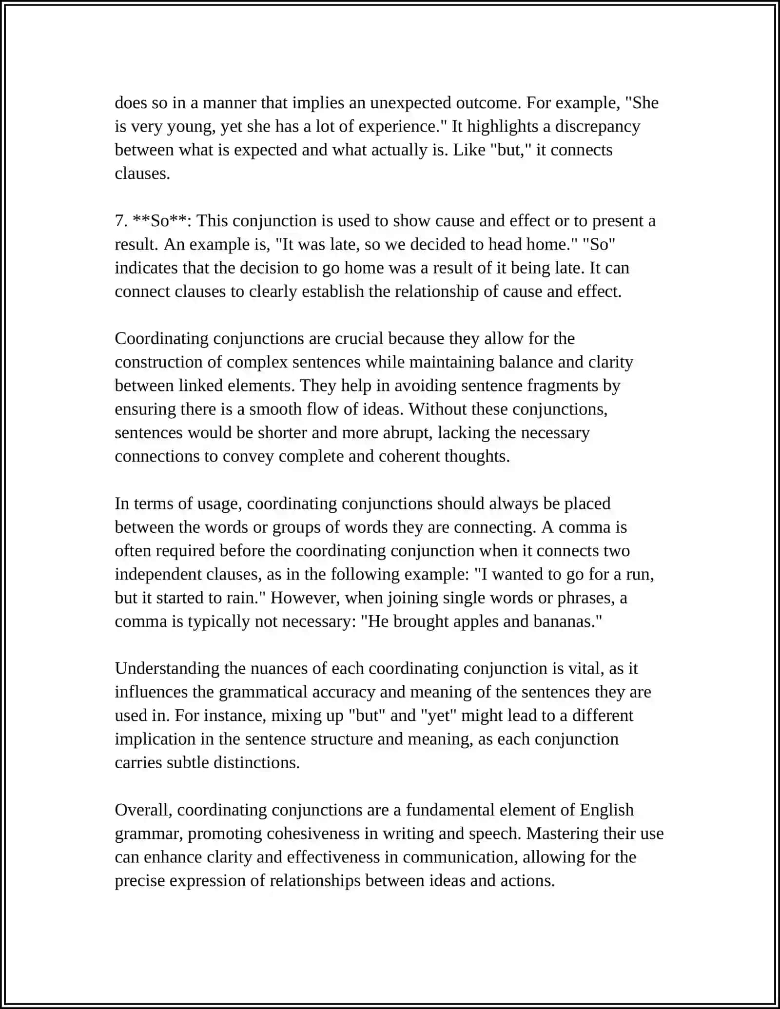 CONJUNCTION AND PHRASES 4