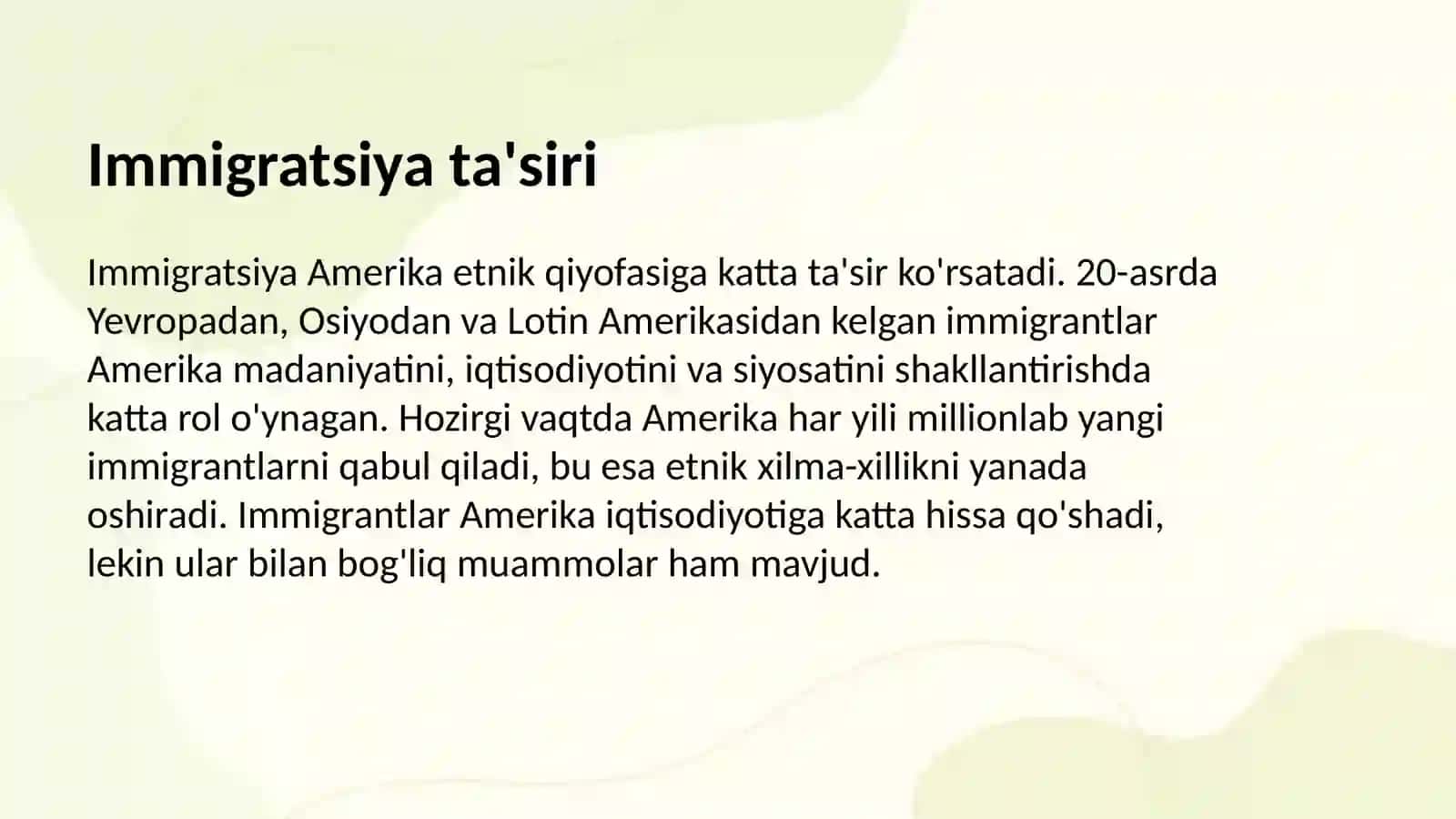 Amerikaning hozirgi etnik qiyofasi 4