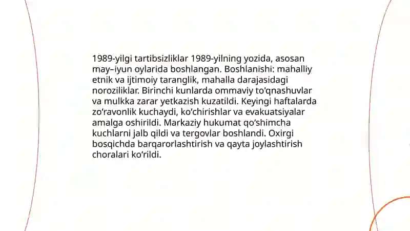 Farg'ona Voqealari 1989-yillarda 4