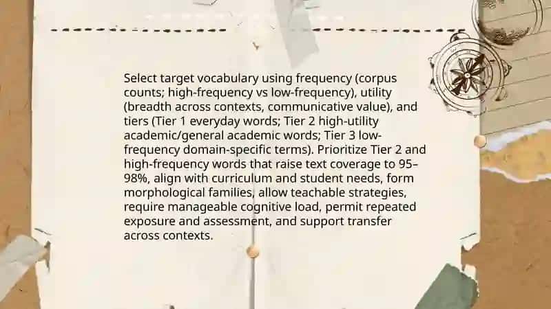 Designing Vocabulary Tasks 4