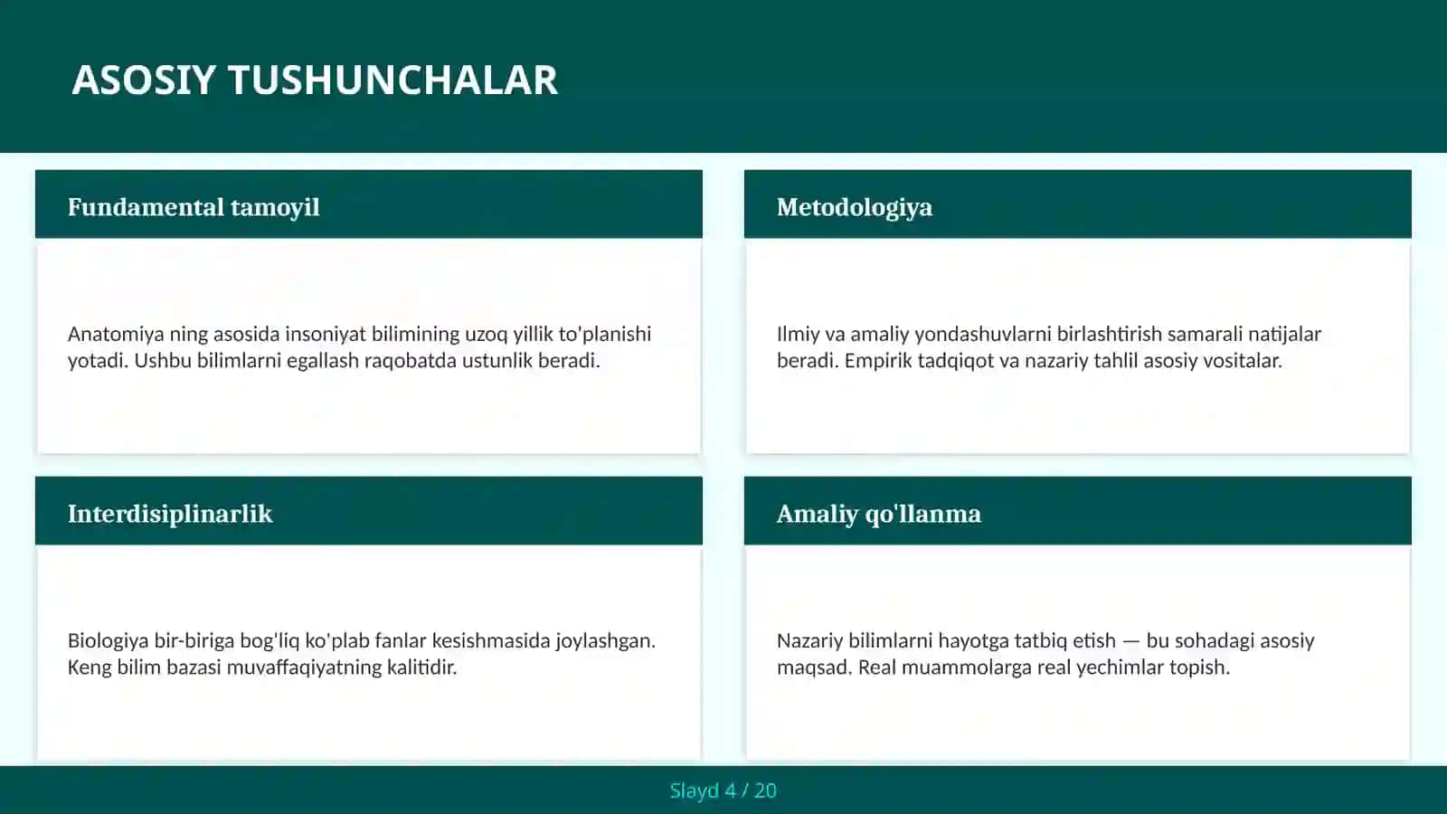 ANATOMIYA Organ tizimlari — yoshlar uchun 4