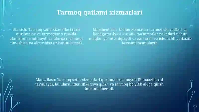 Mintaqaviy Tarmoq Bayonnomalari 4