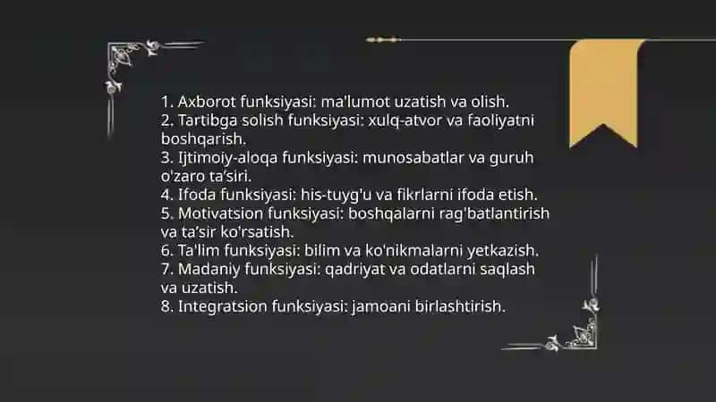 Muloqot haqida tushuncha 4