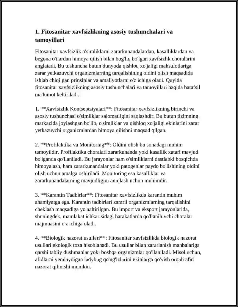 FITOSANITAR XAVFSIZLIK VA EKOLOGIK MUVOZANAT TUSHINCHALARI 4