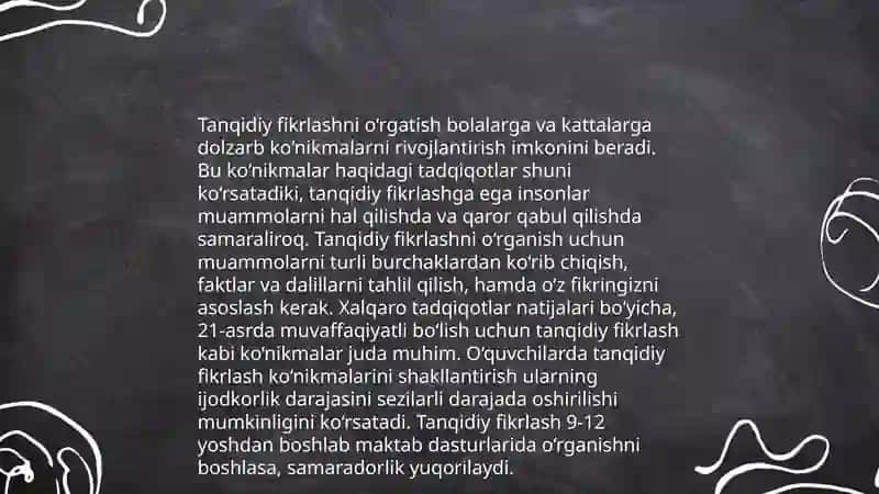 ilmiy dunyoqarashni shakllantirish va o'quvchilarni aqliy tarbiyalash 4