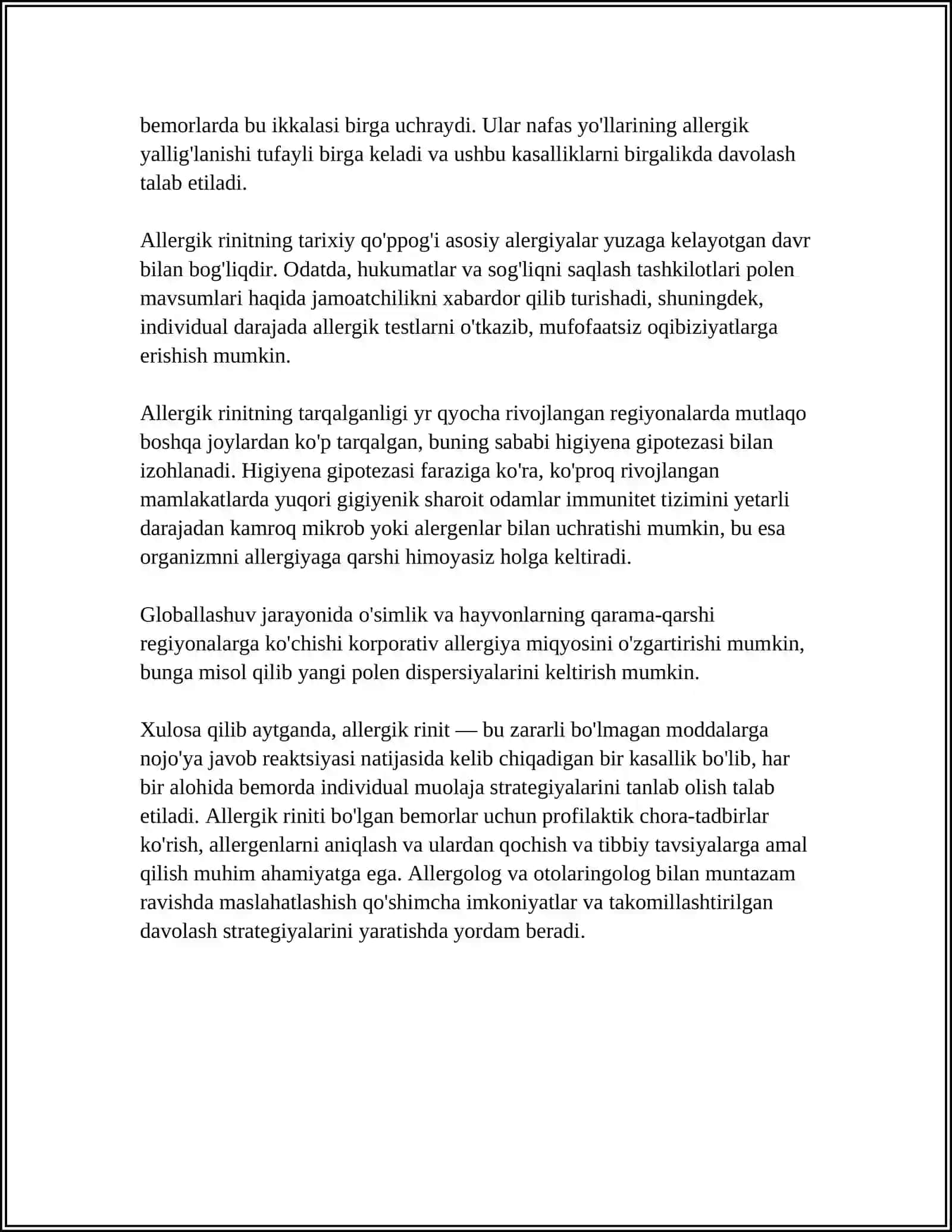 BURUN VA BURUN YONDOSH BO'SHLIQLARI KASALIKLARI 4