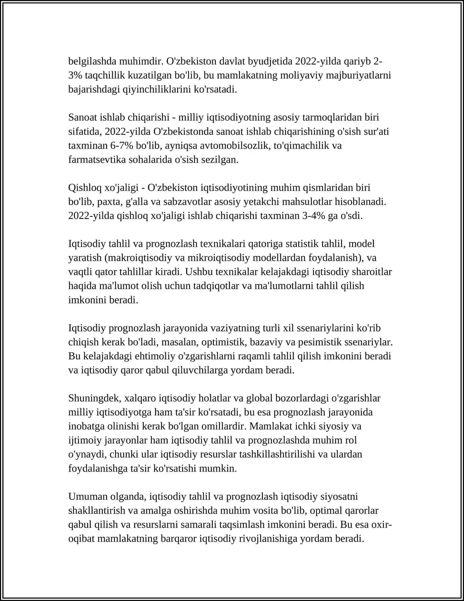 FARG‘ONA DAVLAT UNIVERSITETI IQTISODIYOT KAFEDRASI 4