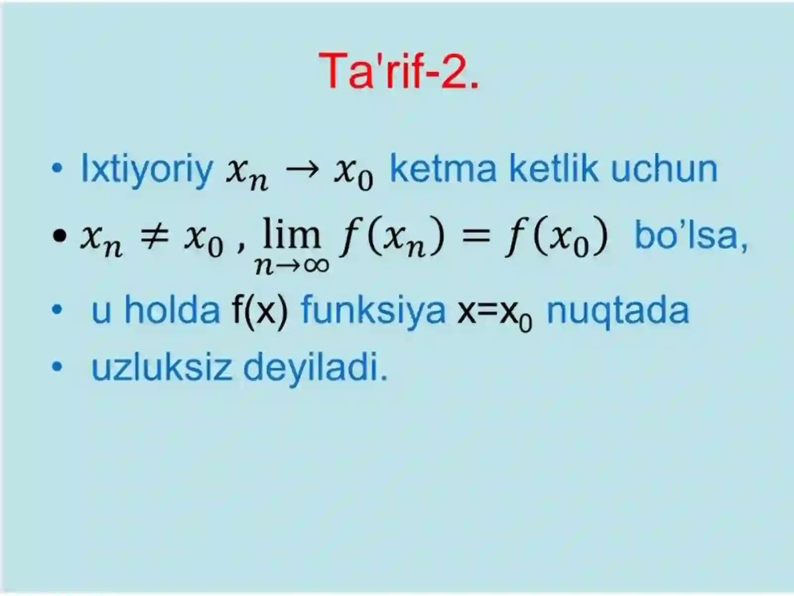 Uzluksiz deffirensiallanuvchi bo‘lmagan funksiyalar 4