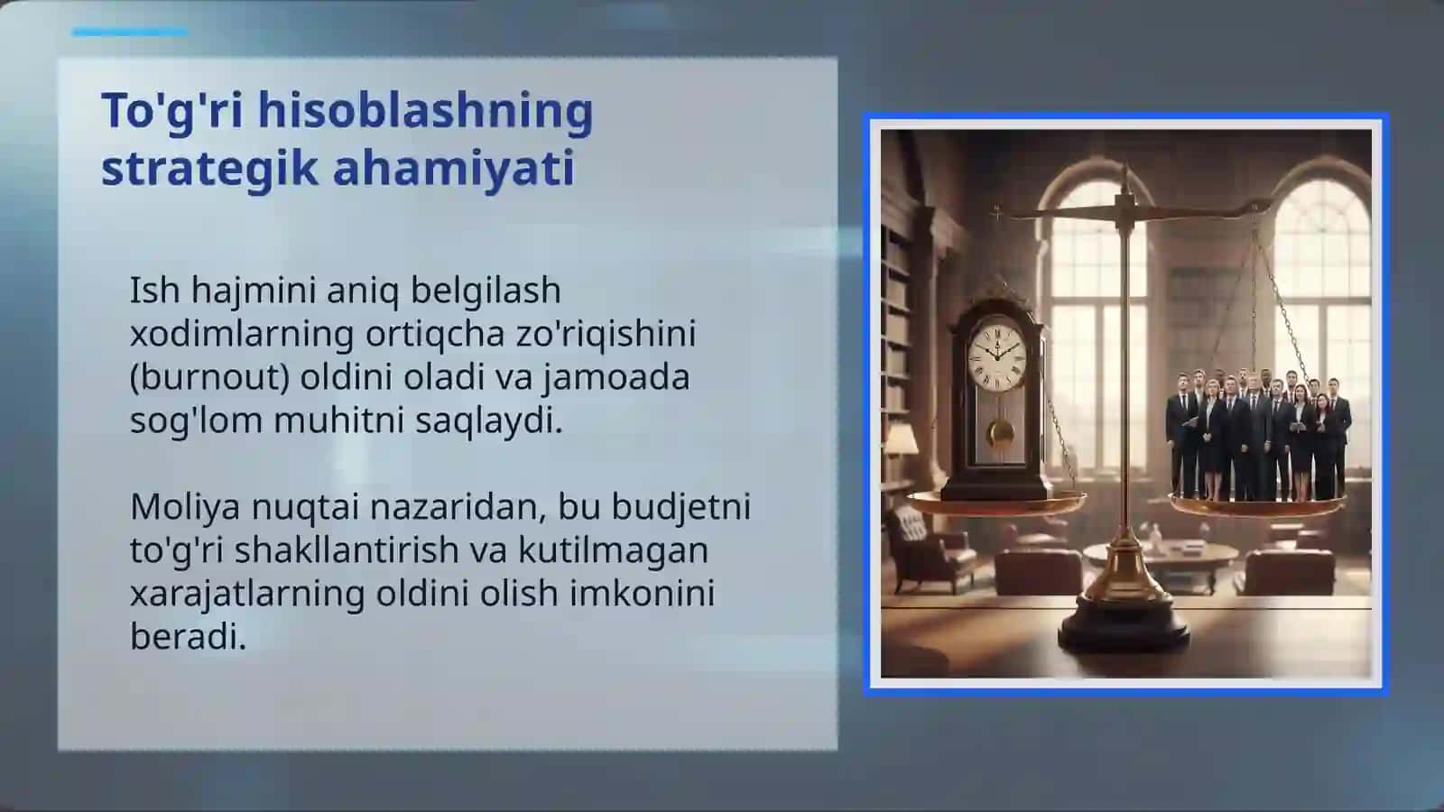 ISH HAJMINI HISOBLASH: SAMARADORLIK VA REJALASHTIRISH ASOSI 4