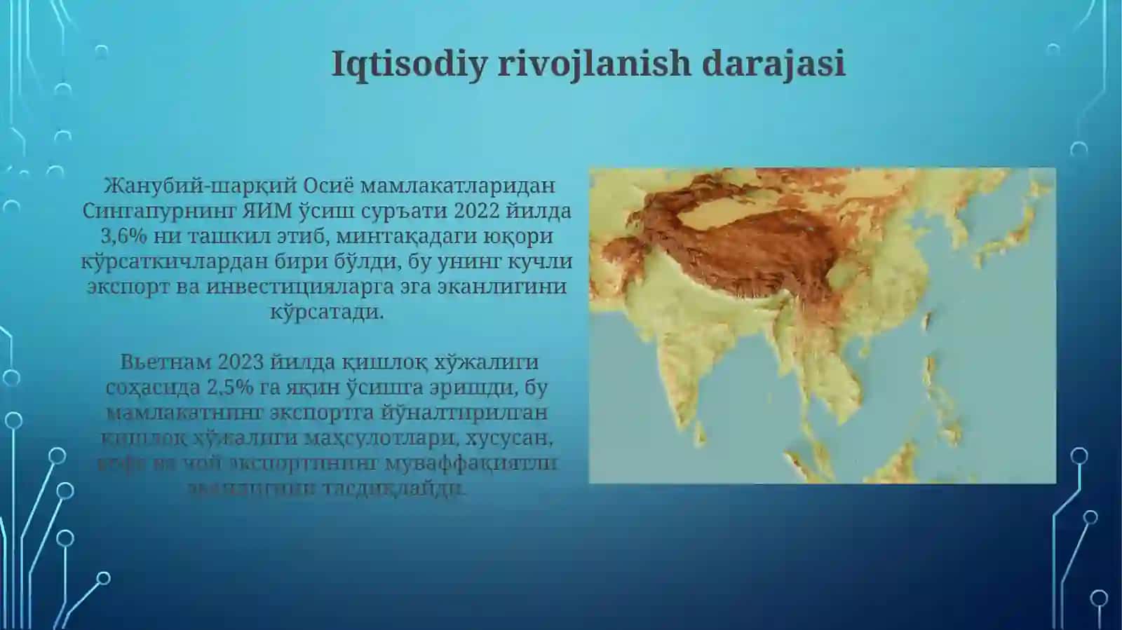 Janubiy-sharqiyosiyomamlakatlarigaiqtisodiygeografiktavsif 4