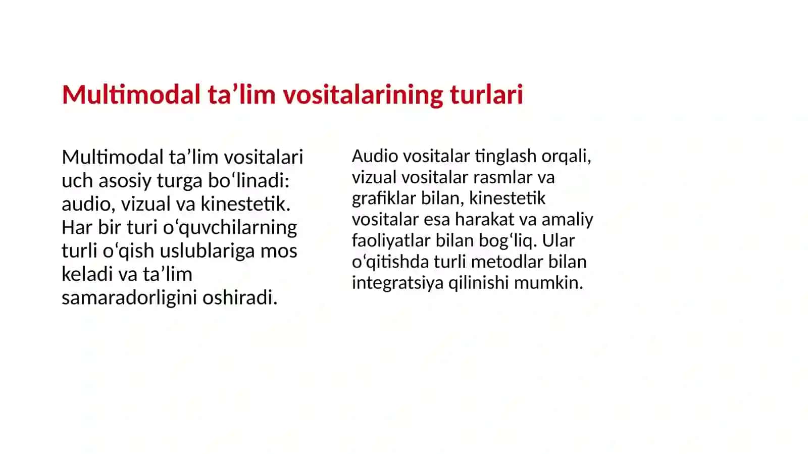 Multimodal ta’lim vositalari orqali o’qish savodxonligini rivojlantirish 4