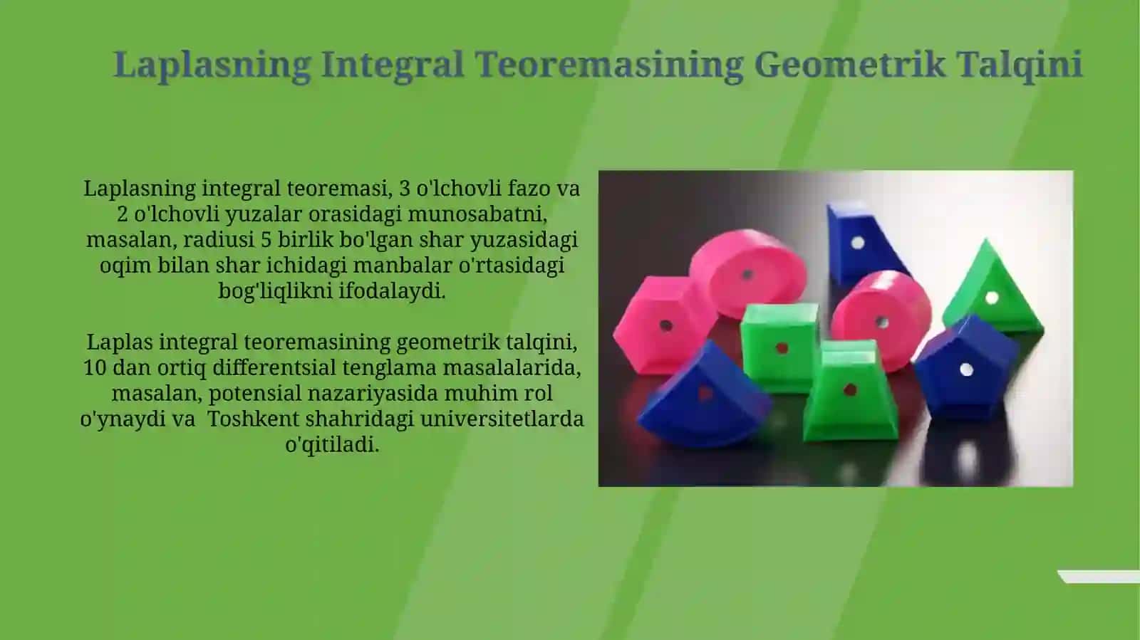 Laplasning lokal va integral teoremalari 4