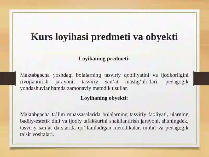 Maktabgacha Yoshdagi Bolalarni Tasviriylashtirish Kursi 4