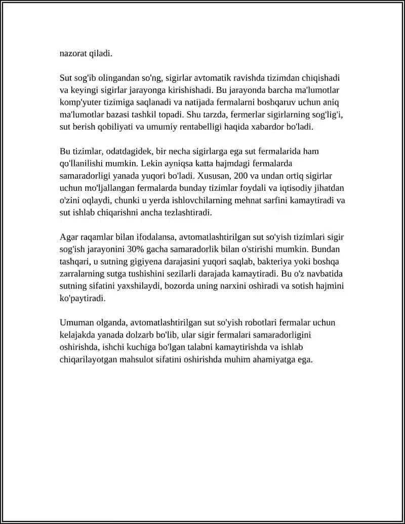 SIGIR FERMALARIDA ZAMONAVIY TEXNOLOGIYALARDAN FOYDALANISH 4