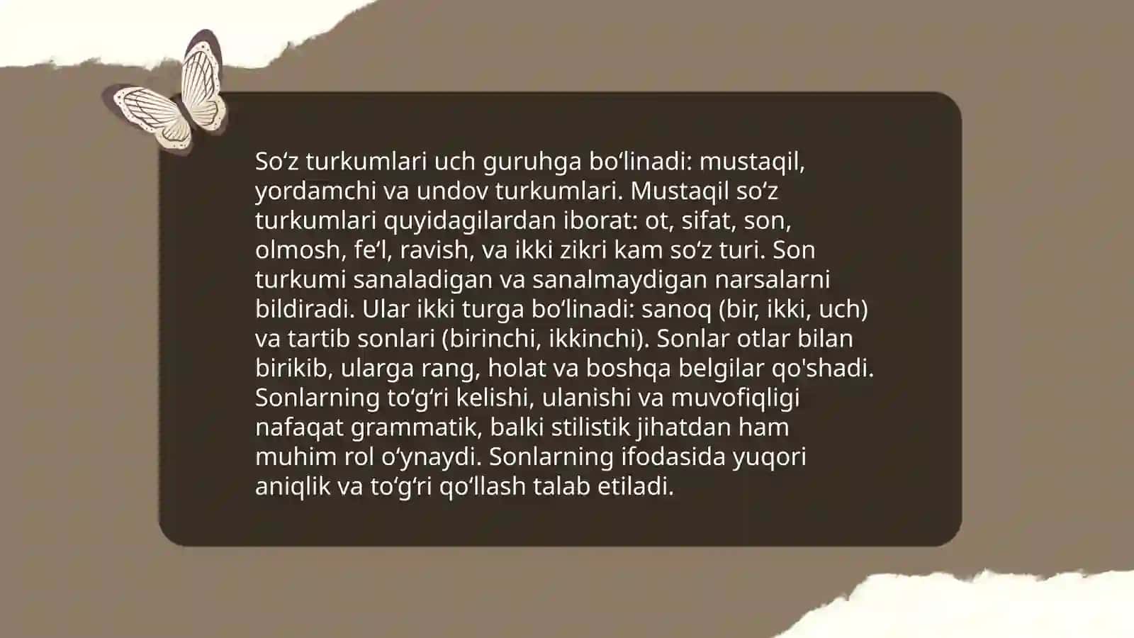 Son so'z turkumini o'rganishda grammatik o'yinlardan foydalanish 4
