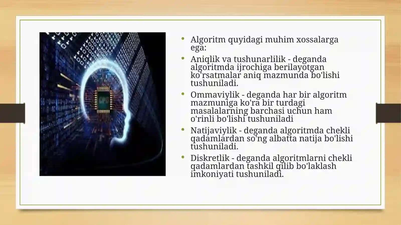 Algoritmlashtirish va dasturlash asoslari 4
