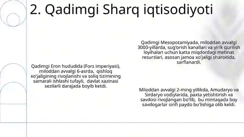Antik dunyodagi iqtisodiy qarashlar 4