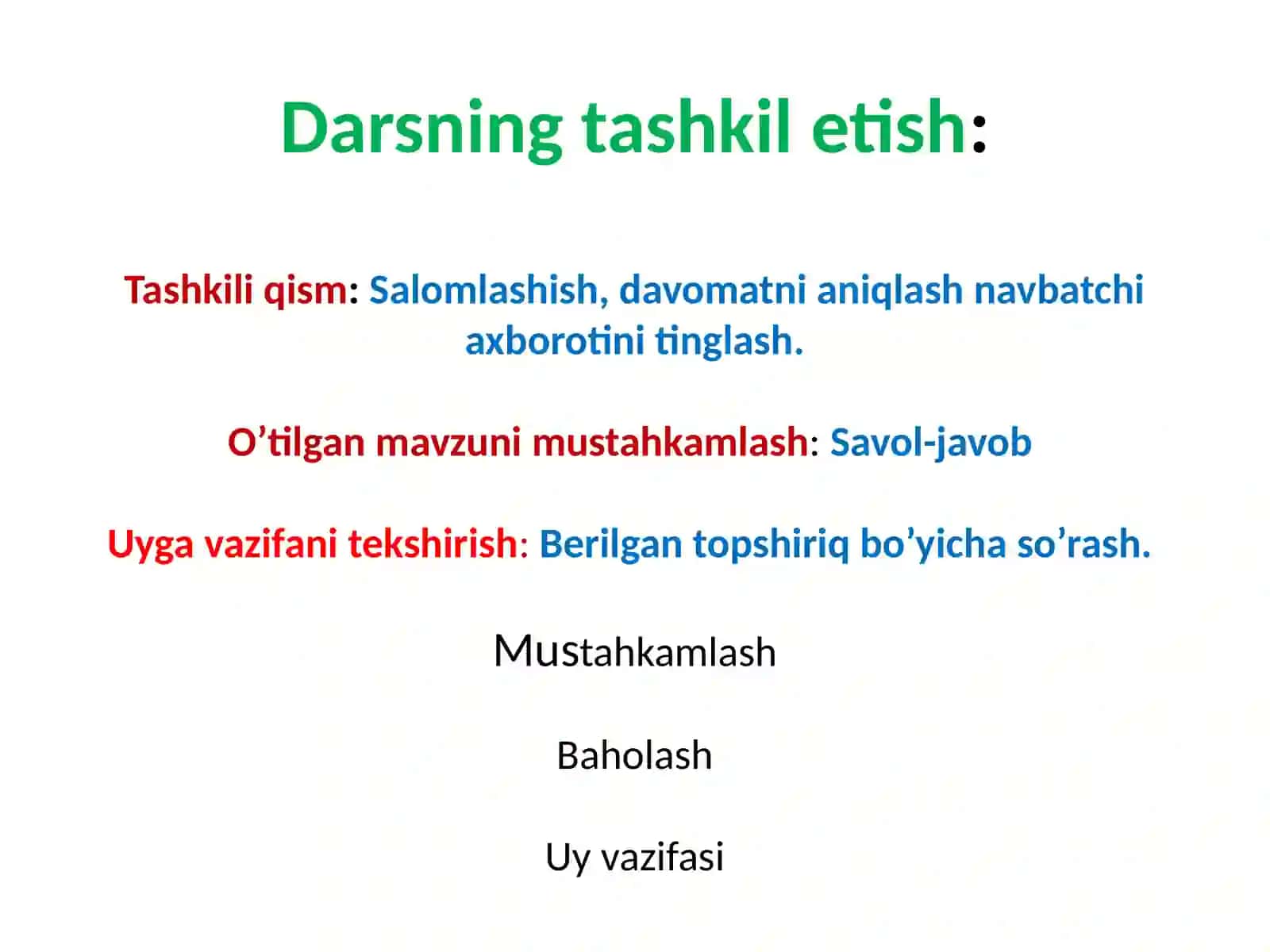 Oddiy va Murakkab Moddalar Dars Ishlanmasi 4