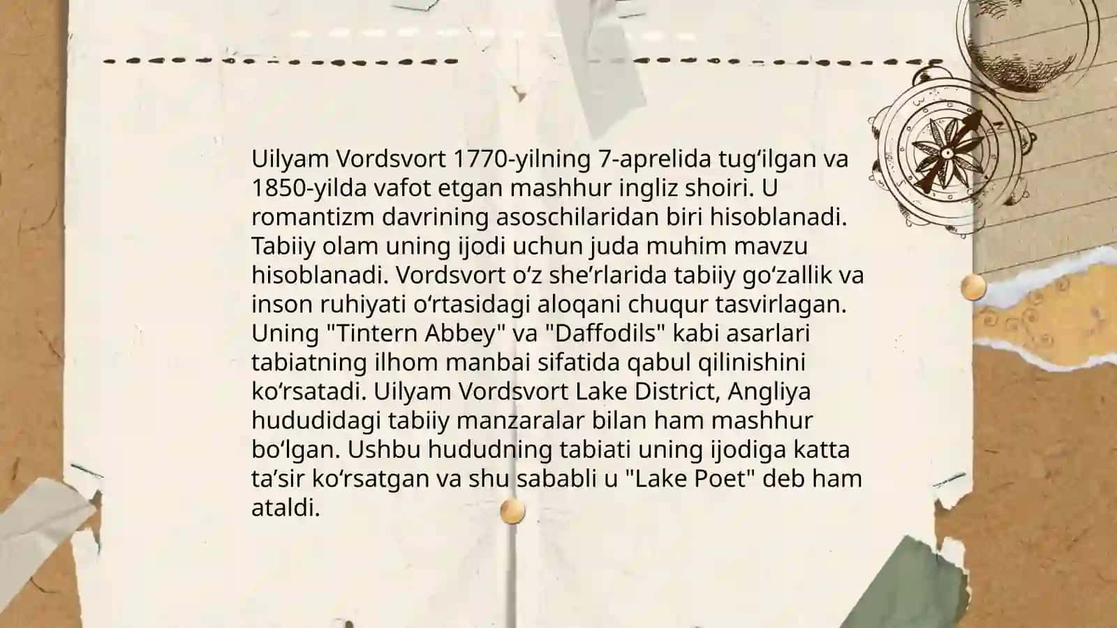 Ingliz adabiyotidagi ramantizm 4