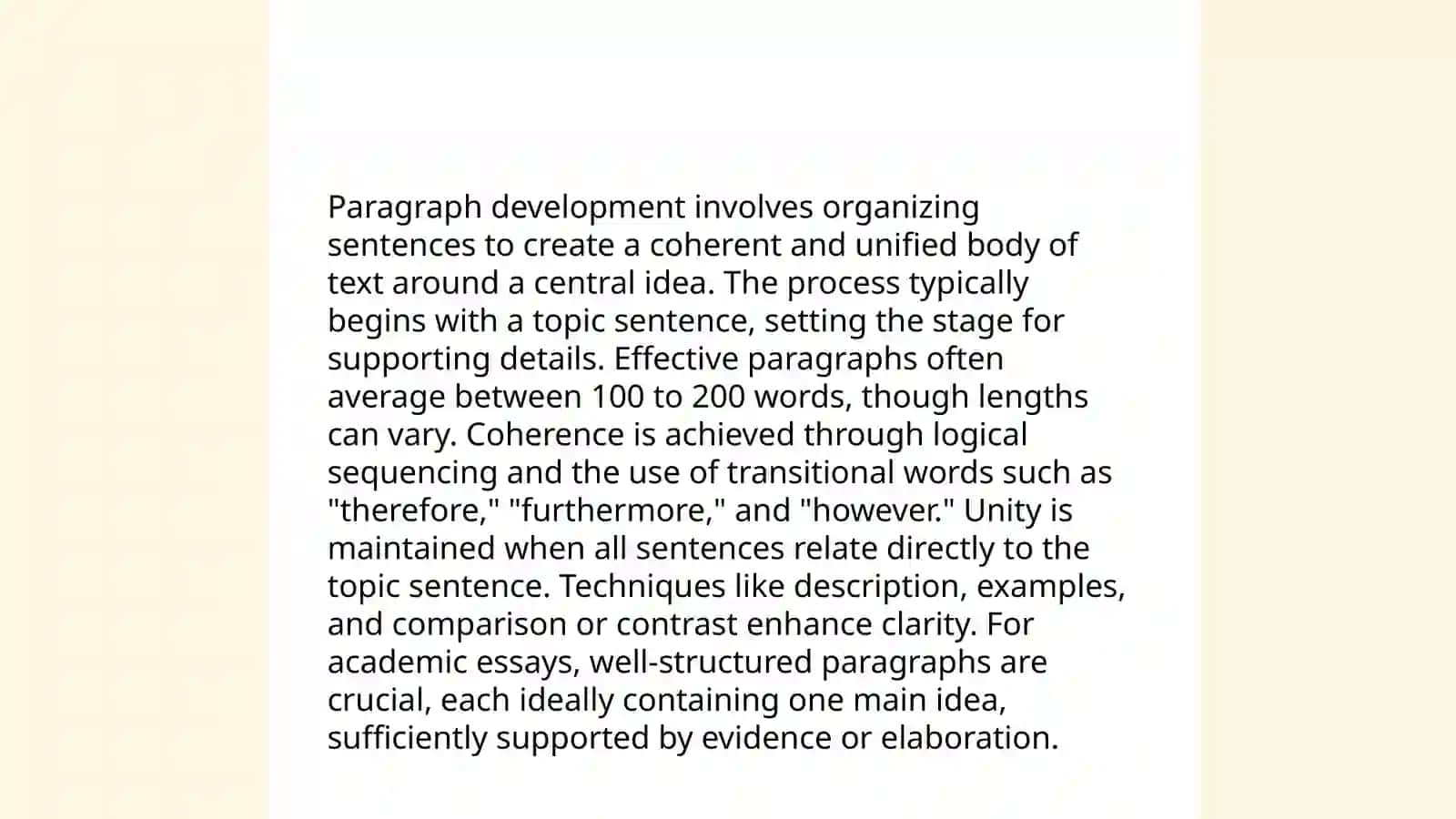 Writing style and format 4