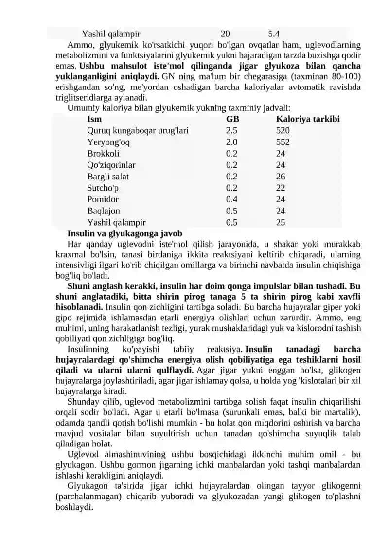 Karbonsuvlar tuzilishi va funksiyalari 4