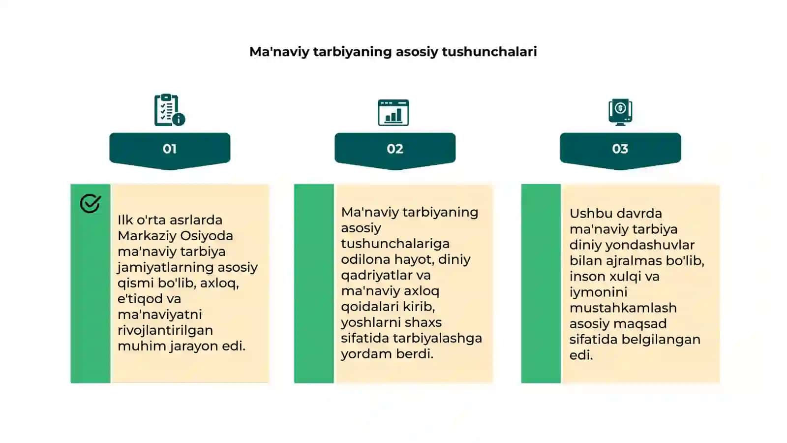 Ilk o'rta asrlarda Markaziy Osiyoda ma'naviy tarbiya masalalari 4