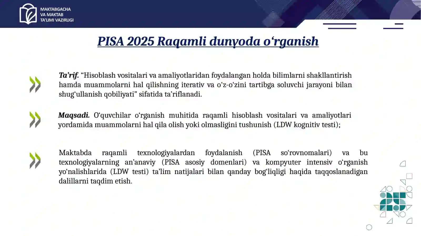 1-mavzu. “Raqamlidunyodao’rganish”kompetensiyalari 4