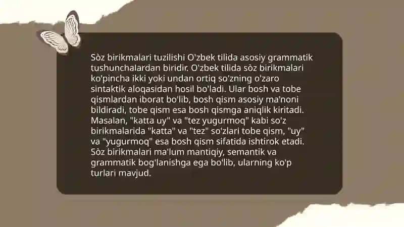 Sòz birikmasi 4