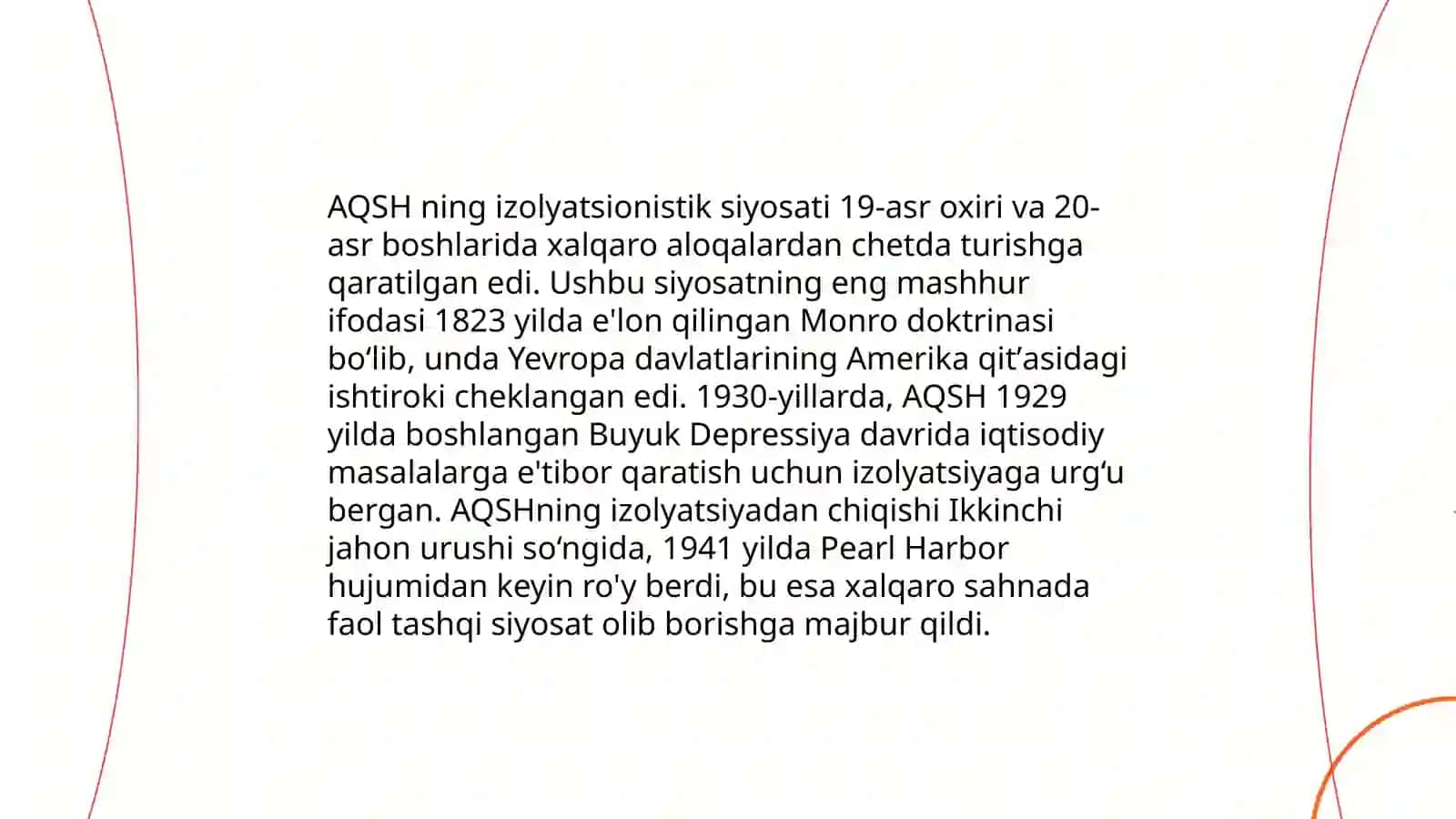 AQSH va Yevropa davlatlari ikki jahon urushi oralig'ida 4