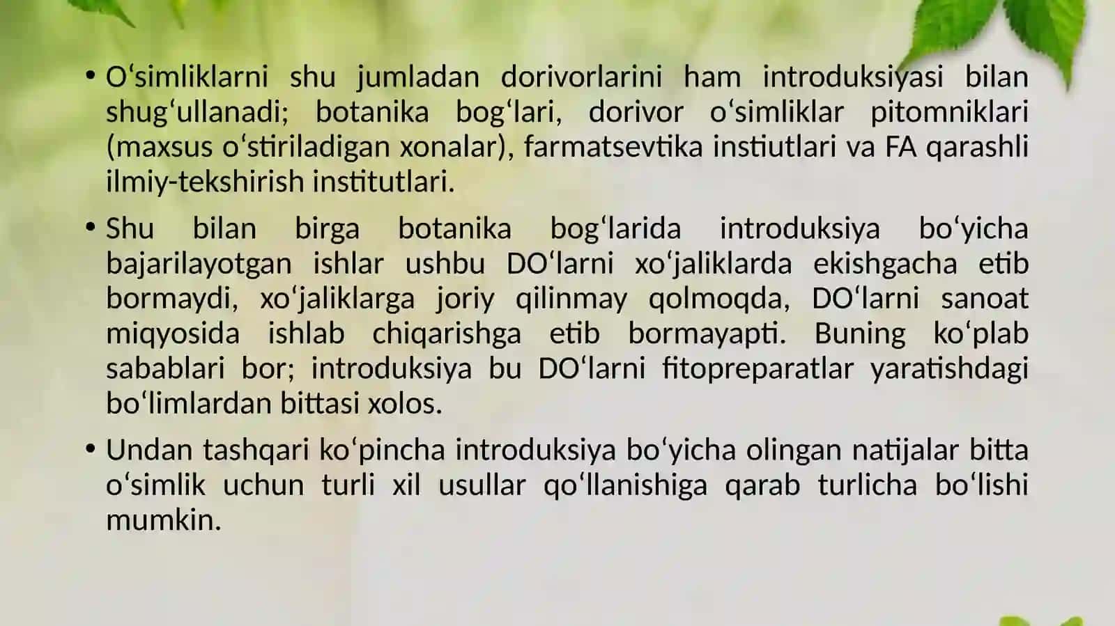 INTRODUTSENT O’SIMLIKLAR 4