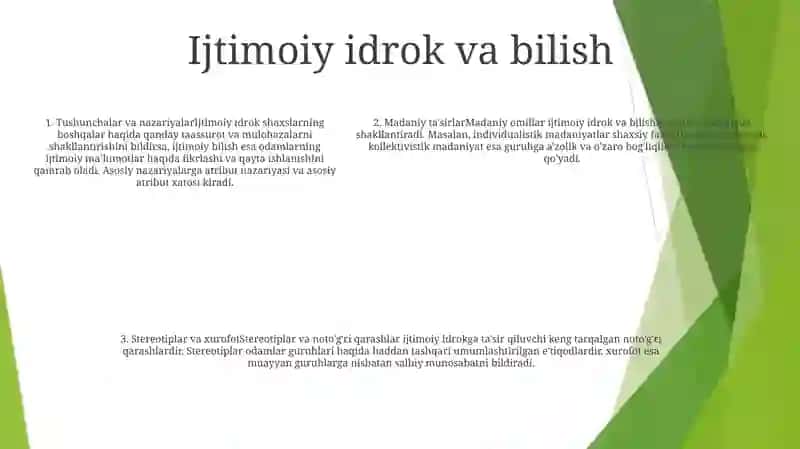 Sotsial Psixologiya Fanining Asosiy Yònalishlari 4
