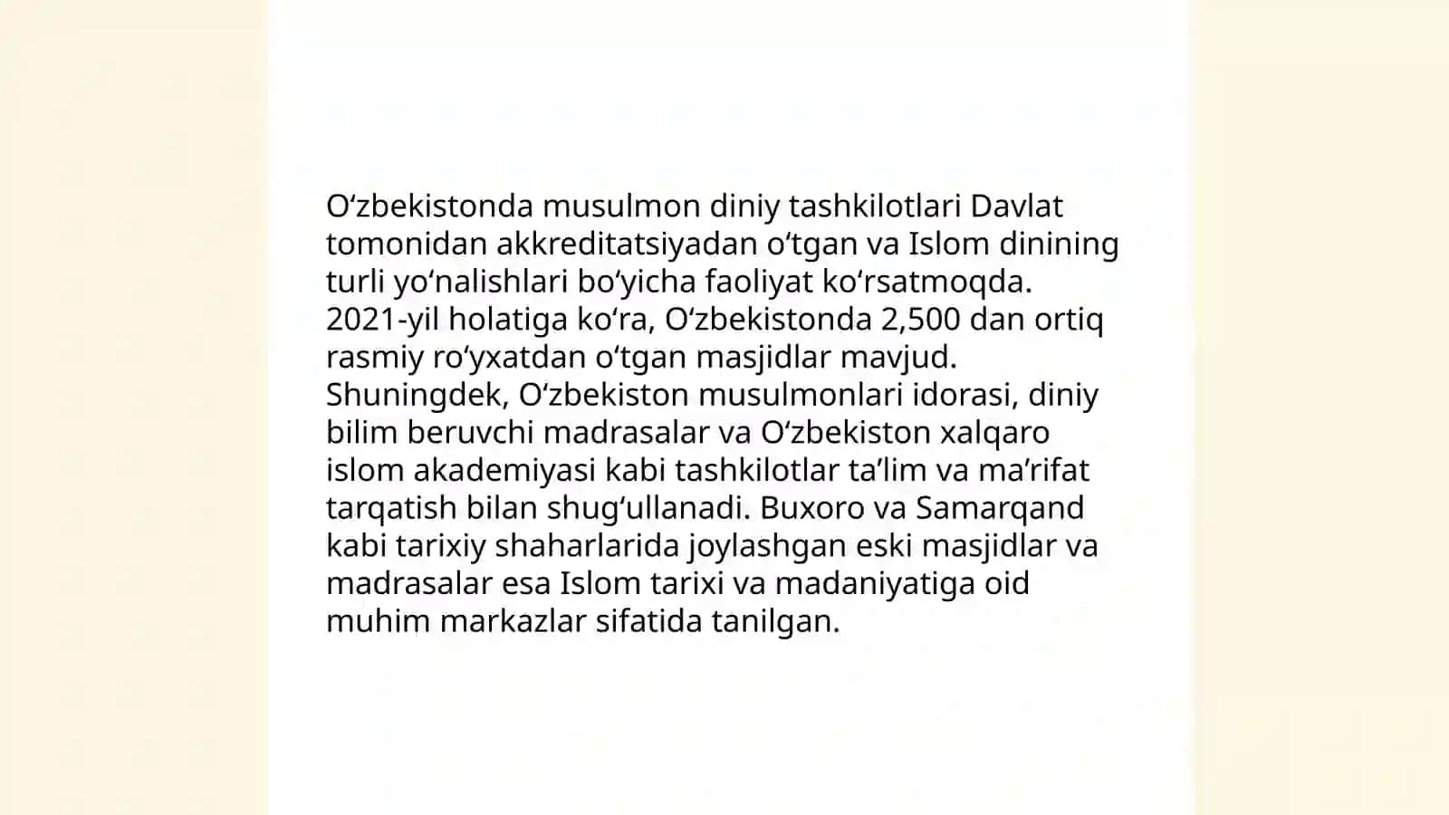 Qoʻchqorova Xumoraning dinshunoslik slaydi 4